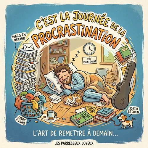 Le 25 mai 2026,  L'Art de Procrastiner