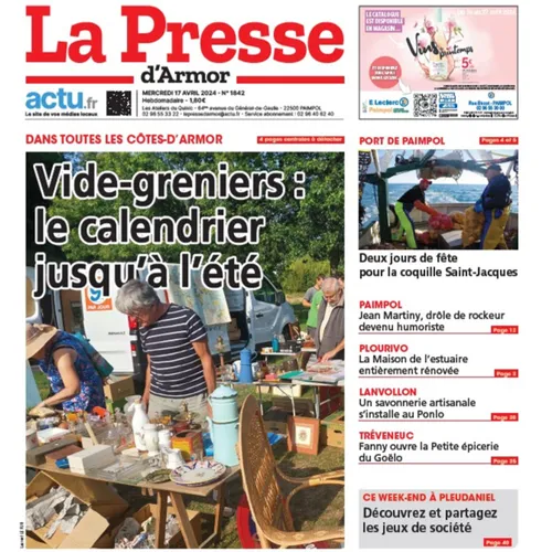 Cette semaine dans La Presse d'Armor.