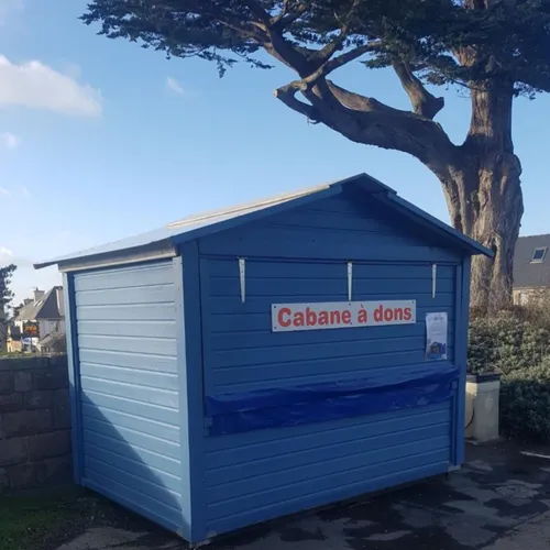 La cabane bleue - la cabane à dons de Trébeurden