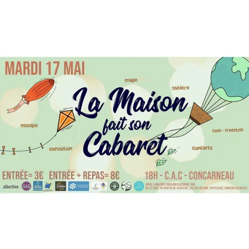 La Maison fait son cabaret à Concarneau le 17 mai