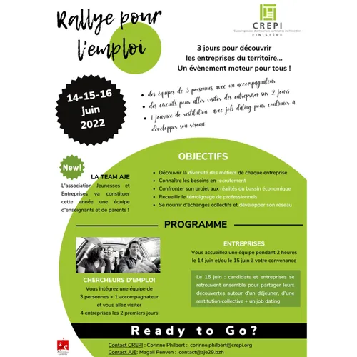 Un rallye pour l'emploi avec le CREPI du Finistère