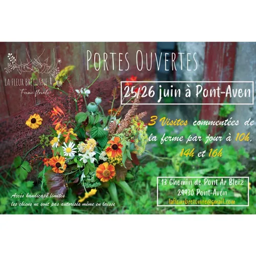 La Ferme Florale de Pont Aven ouvre ses portes au public