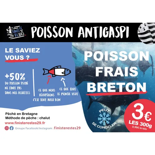 Après le panier de légumes bretons anti gaspi à 5 €, du poisson...