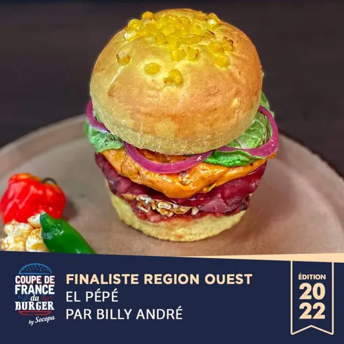 Coupe de France du burger : Billy André, chef du restaurant...
