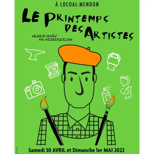 Le Printemps des Artistes à Locoal Mendon samedi 30 avril et...