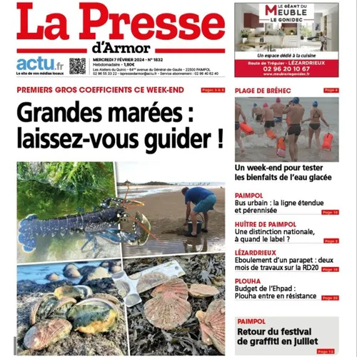 Cette semaine dans La Presse d'Armor.