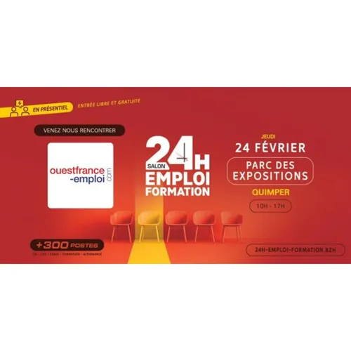 24H pour l'emploi et la formation à Quimper le 24 février