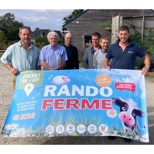 Randonnées de fermes en fermes à Dinéault le 4 septembre avec...