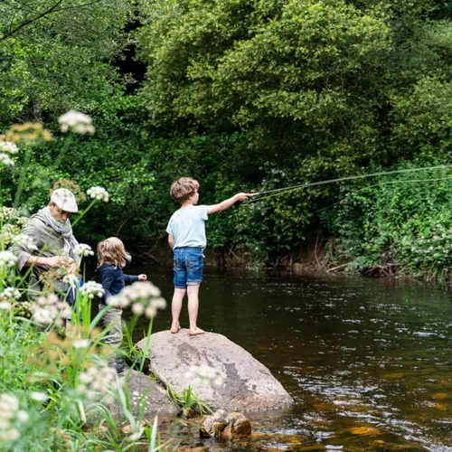 Animations pêche dans la rivière sauvage du Léguer