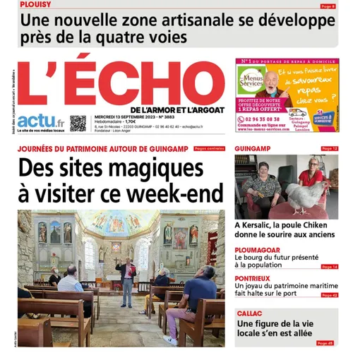 Cette semaine dans l'Echo de l'Armor et de l'Argoat