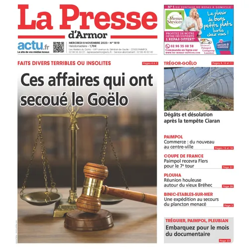 Cette semaine dans La Presse d'Armor.