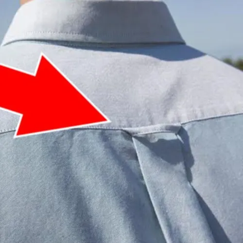 A quoi sert la petite boucle dans le dos de votre chemise ?
