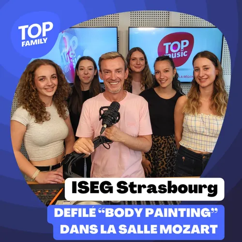 Un défilé de body painting à Strasbourg avec l'ISEG