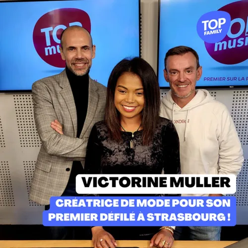 Victorine Muller, créatrice de mode pour son premier défilé à...