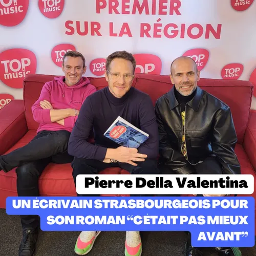 Pierre Della Valentina écrivain strasbourgeois pour son roman...