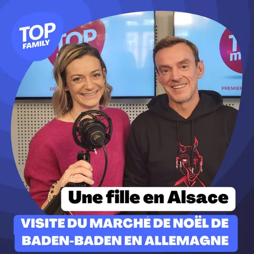 Une fille en Alsace au Marché de Noël de Baden-Baden