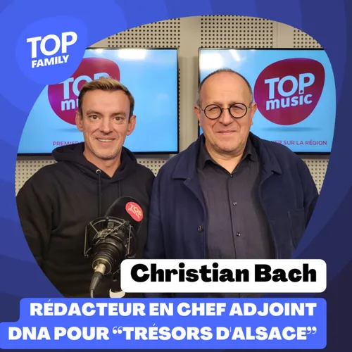 Christian Bach des DNA pour la sortie du magazine "Trésors d'Alsace"