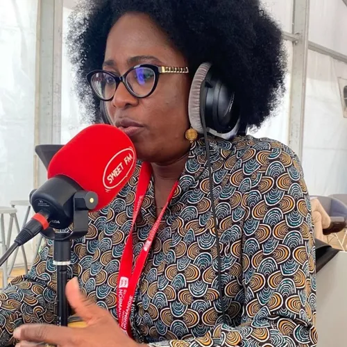 Darline Cothière, directrice de "La Maison des Journalistes"