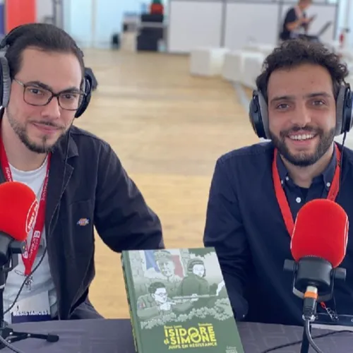 Simon Louvet et Remedium, auteurs de "Isidore et Simone"