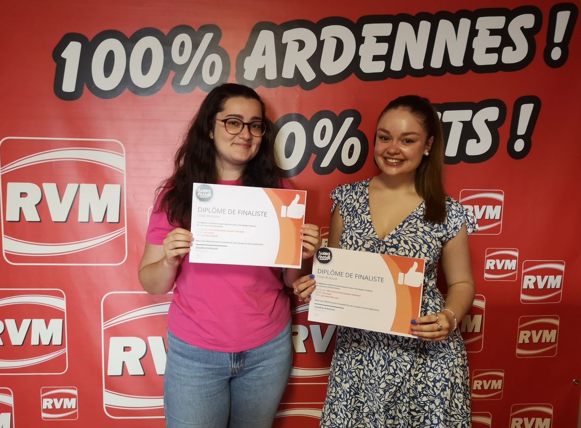 RVM ACTU - Deux Ardennaises primées à Science Factor