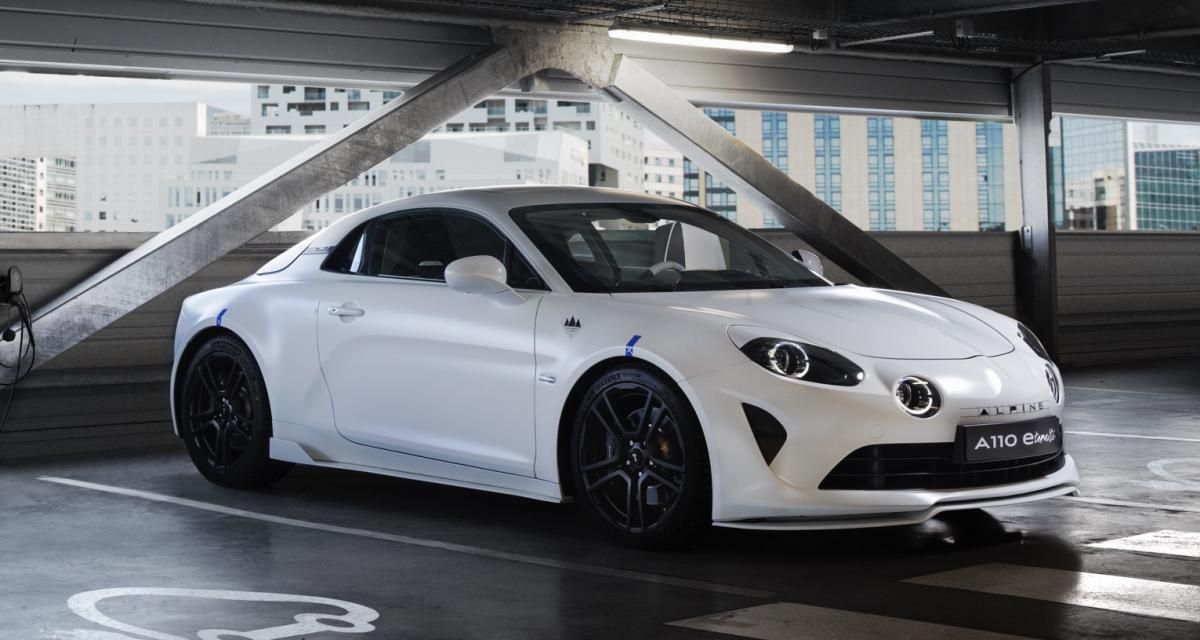 Alpine A110 électrique : un futur plus léger que l'essence