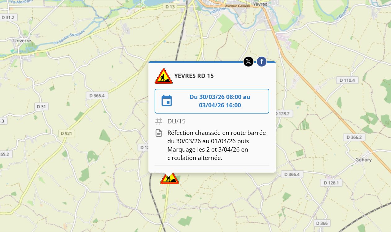 RADIO INTENSITE | La route D15 fermée au trafic