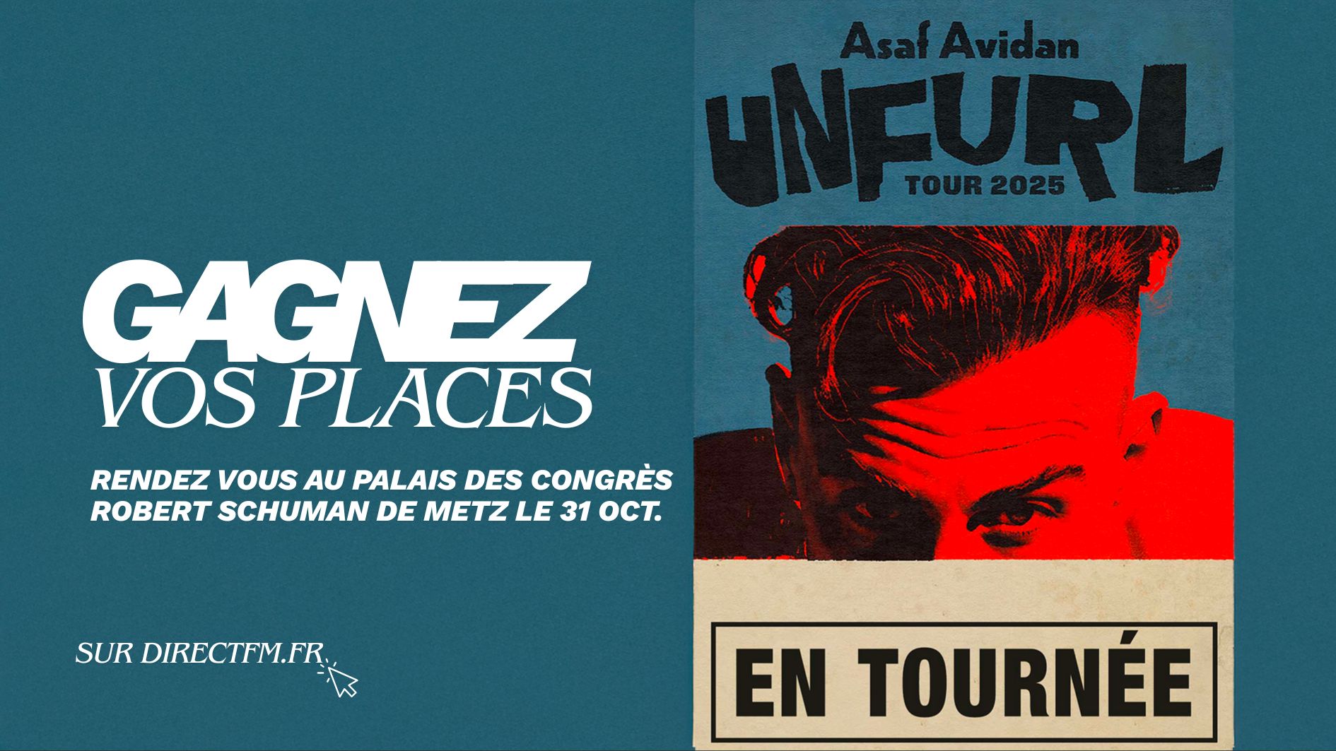 A gagner : vos places pour le concert d'Asaf Avidan