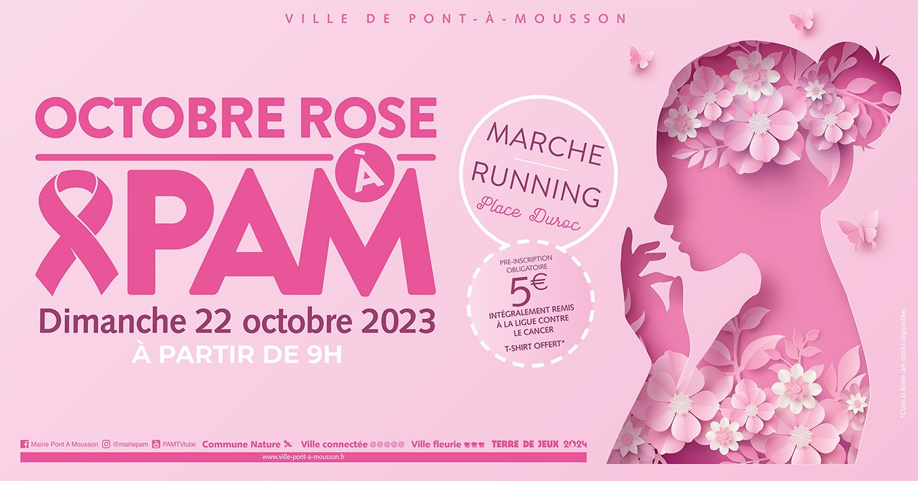 Octobre Rose : Pont-à-Mousson se bouge le 22 octobre