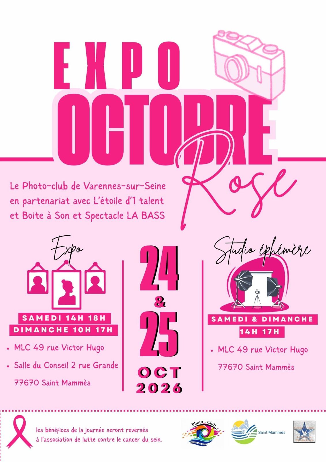 EVASION - Exposition photo Octobre Rose