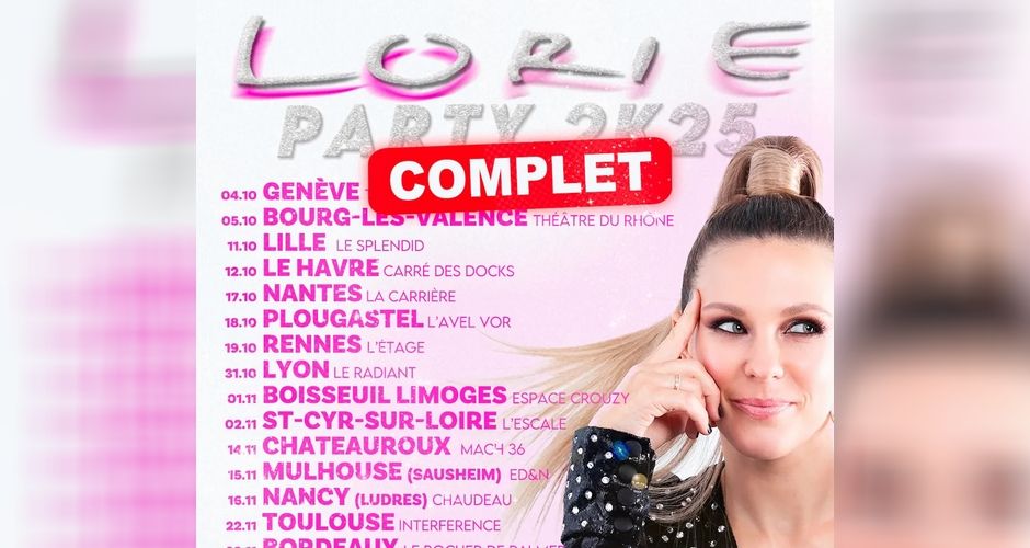 La tournée de Lorie, déjà un succès