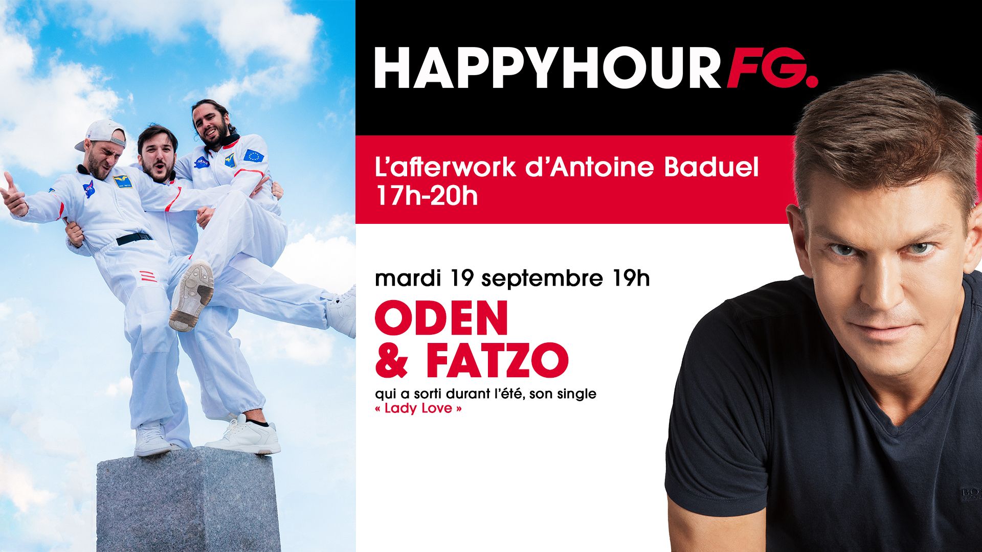 RADIO FG Le trio Oden & Fatzo invité d’Antoine Baduel ce soir