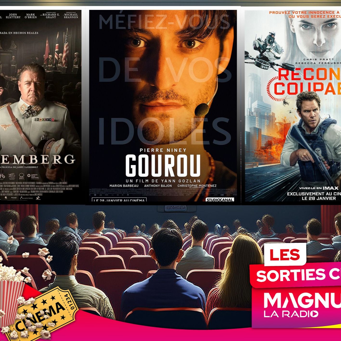 LES SORTIES CINÉ DU MERCREDI 28 JANVIER