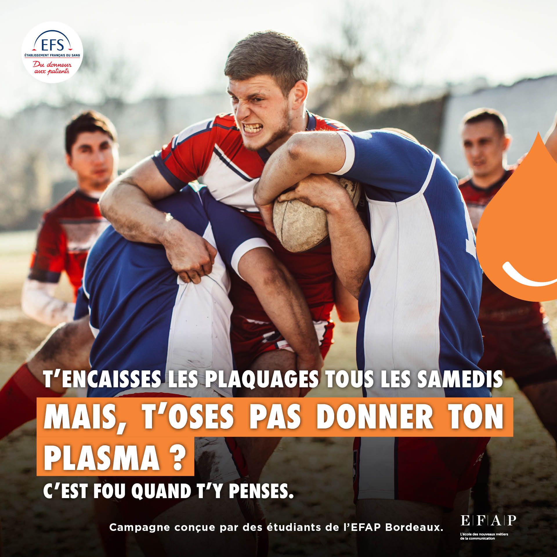 L' EFS Nouvelle-Aquitaine dévoile une campagne pour le don de plasma à ...