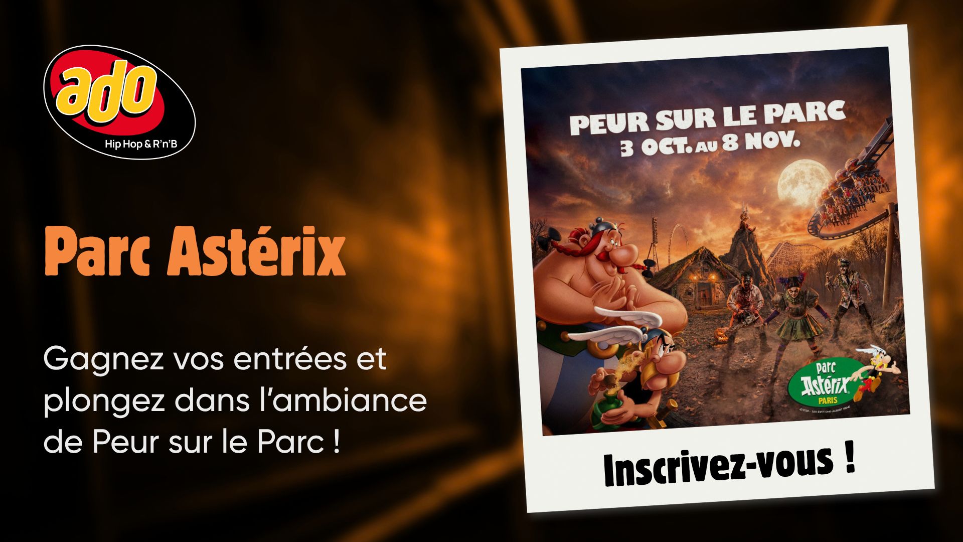 Parc Astérix : gagnez vos 4 entrées et venez célébrer Peur sur le Parc