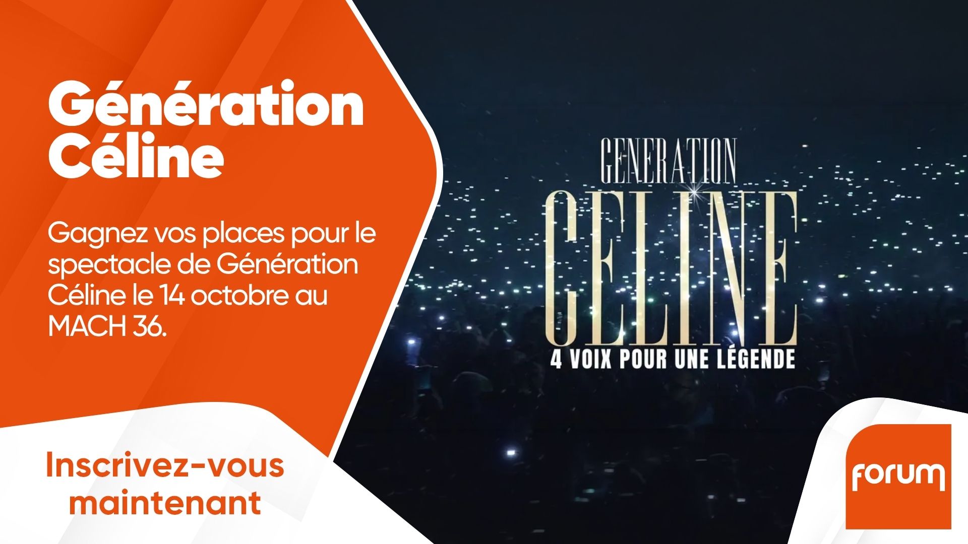 Génération Céline : gagnez vos places pour leur spectacle au MACH 36