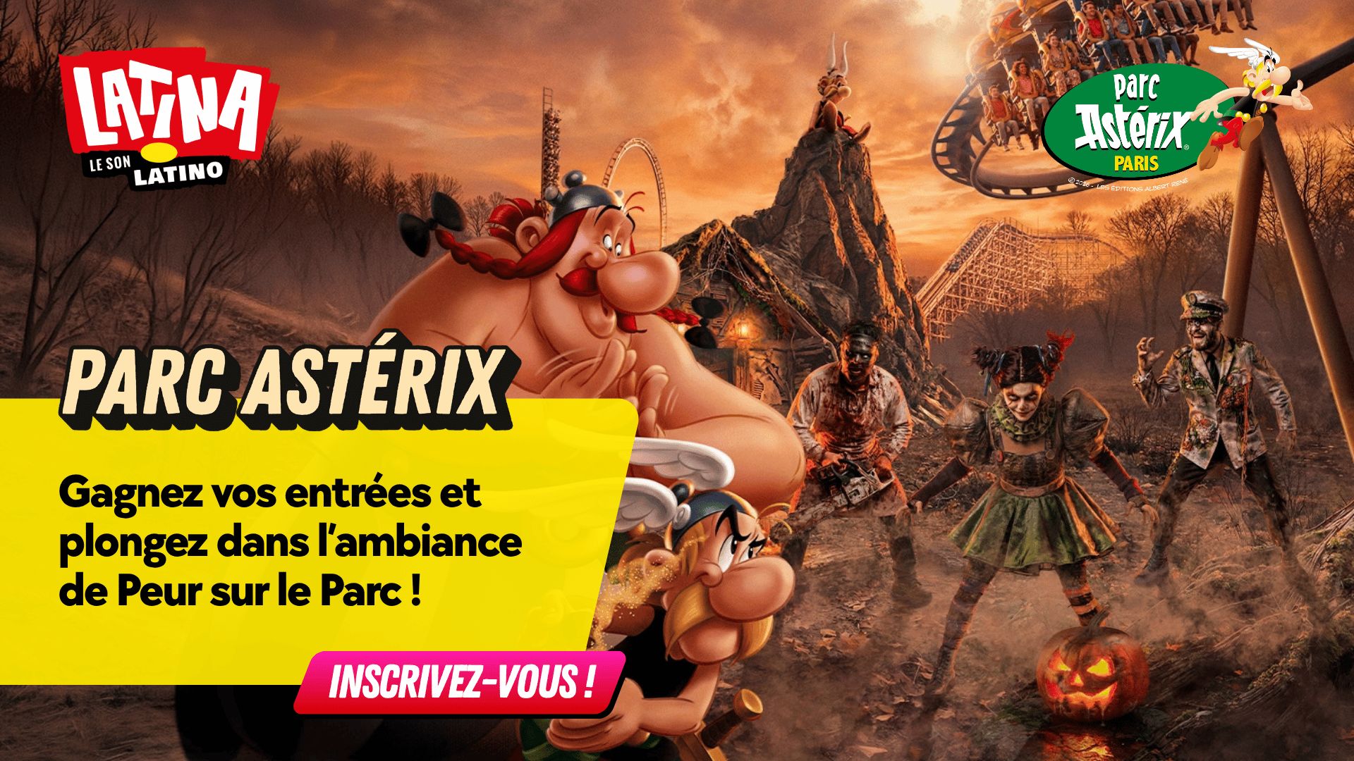 Parc Astérix : gagnez vos entrées et plongez dans l'ambiance de Peur sur le Parc !