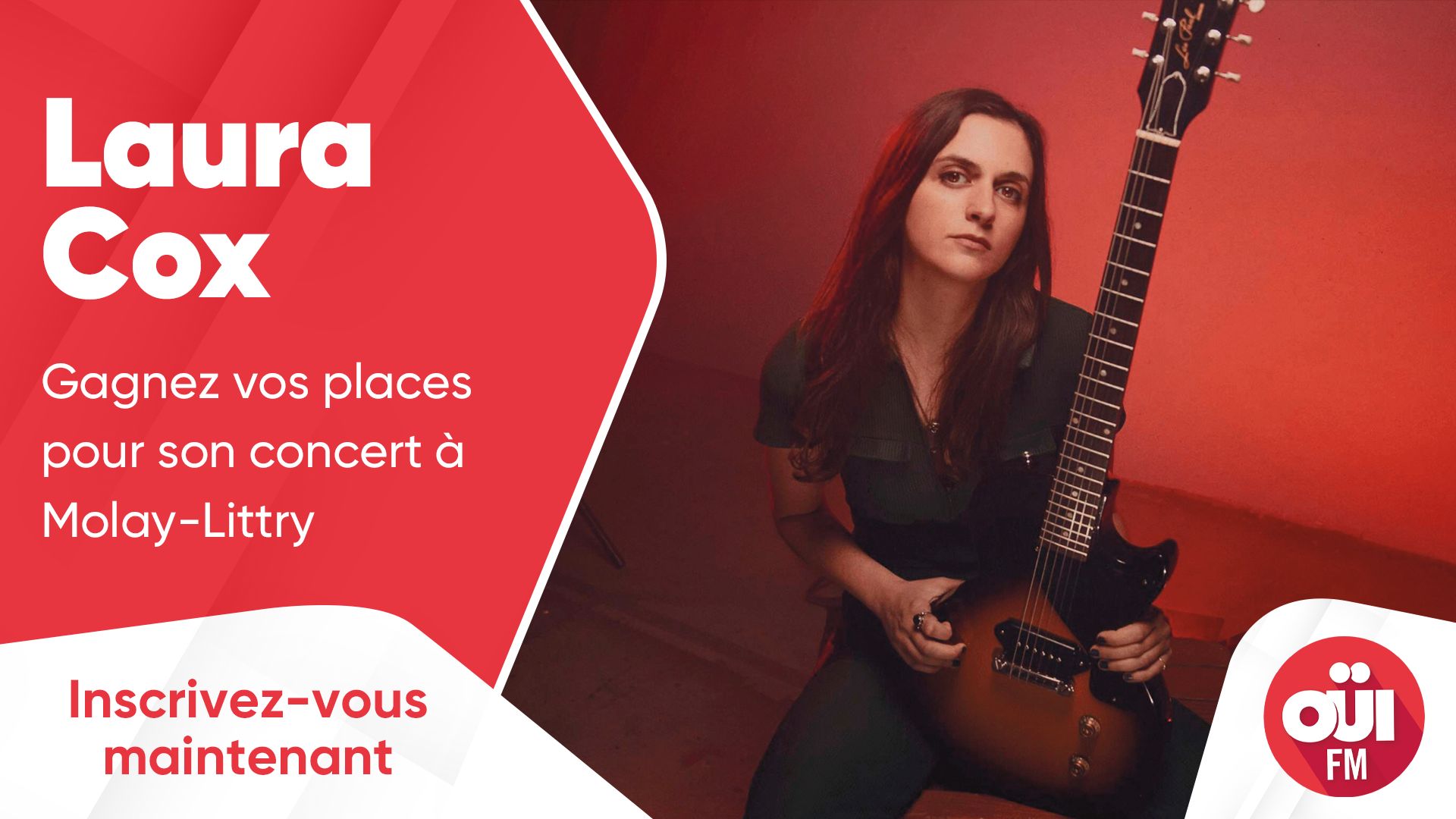 Laura Cox : gagnez vos places pour son concert à Molay-Littry - OUI FM