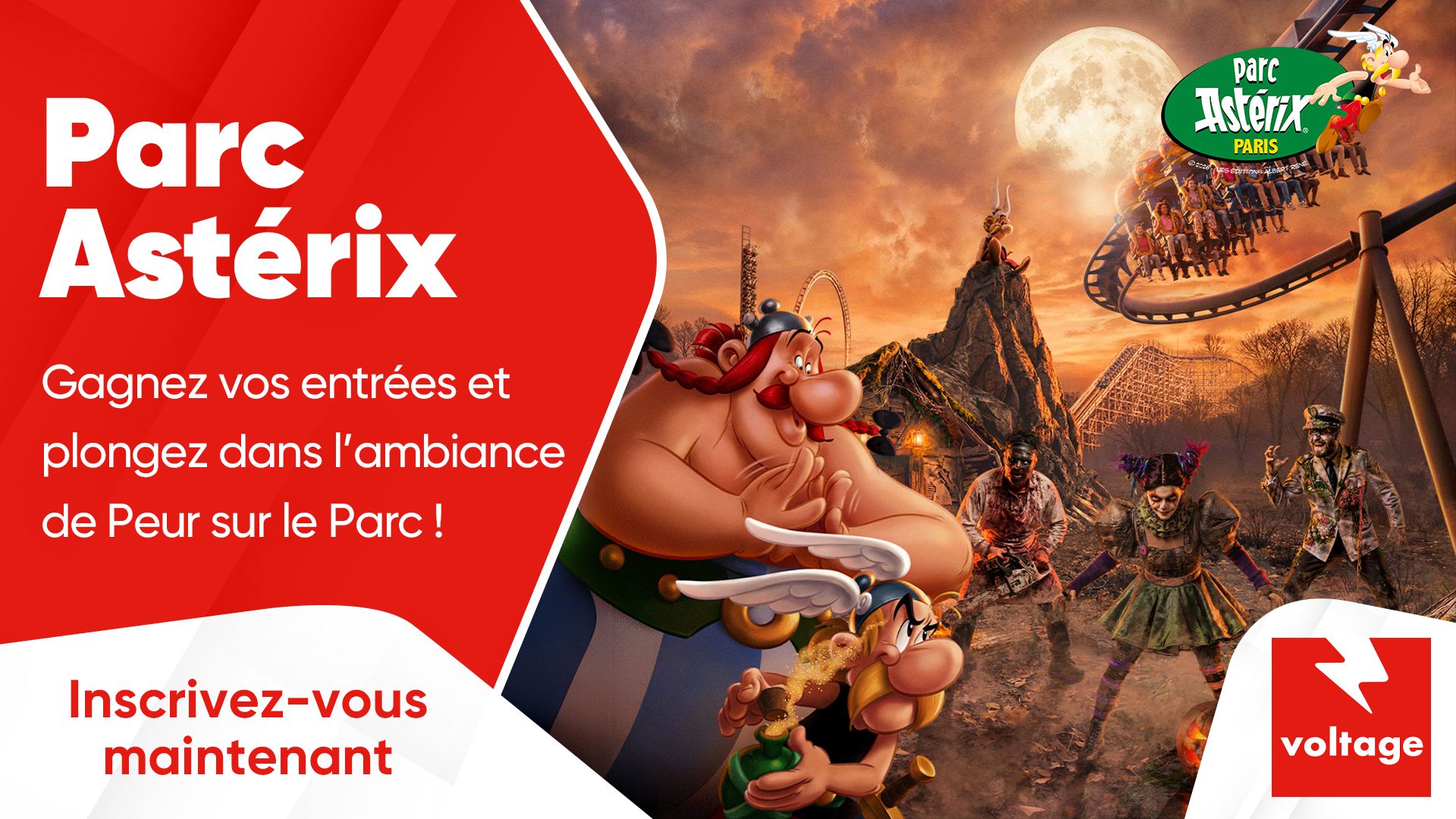 Parc Astérix : gagnez vos entrées et plongez dans l'ambiance de Peur de le Parc