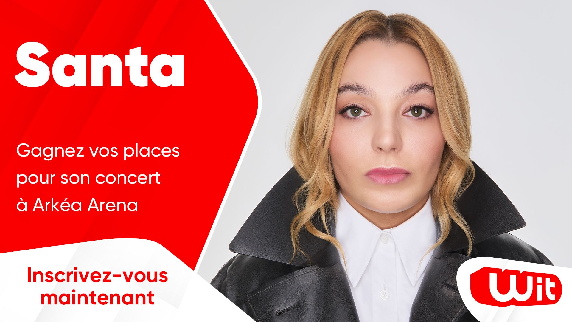 Santa : gagnez vos places pour son concert à Arkéa Arena - WIT FM
