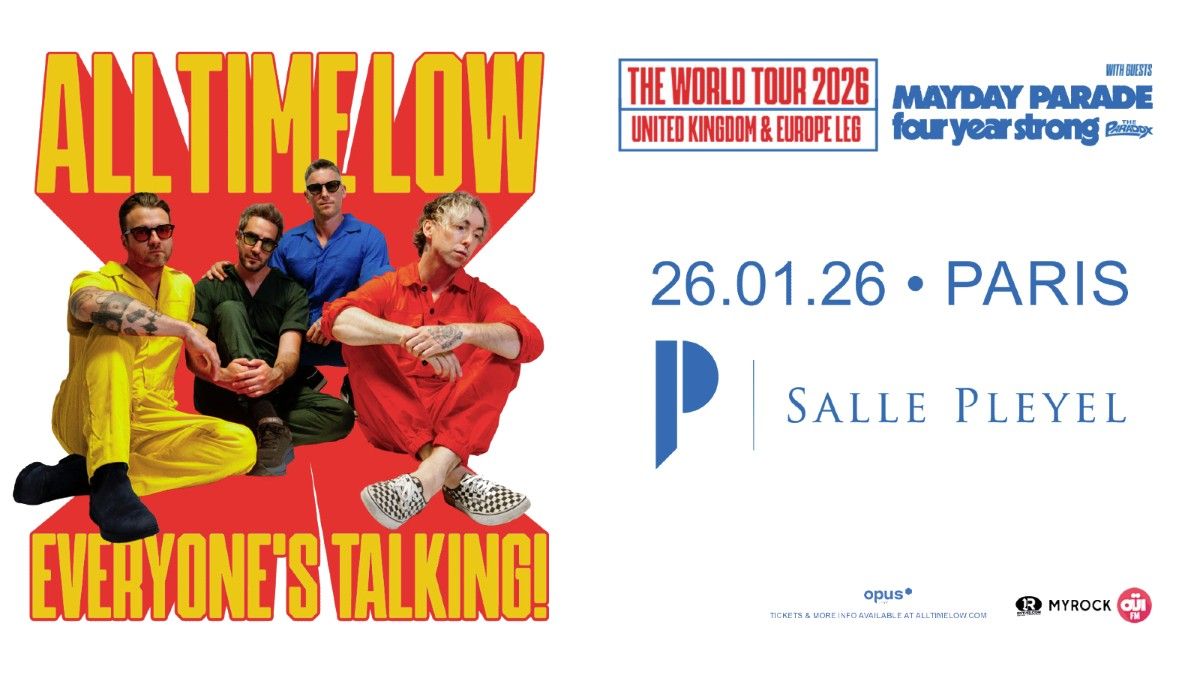 All Time Low en concert à Paris : la billetterie est ouverte ! - OUI FM