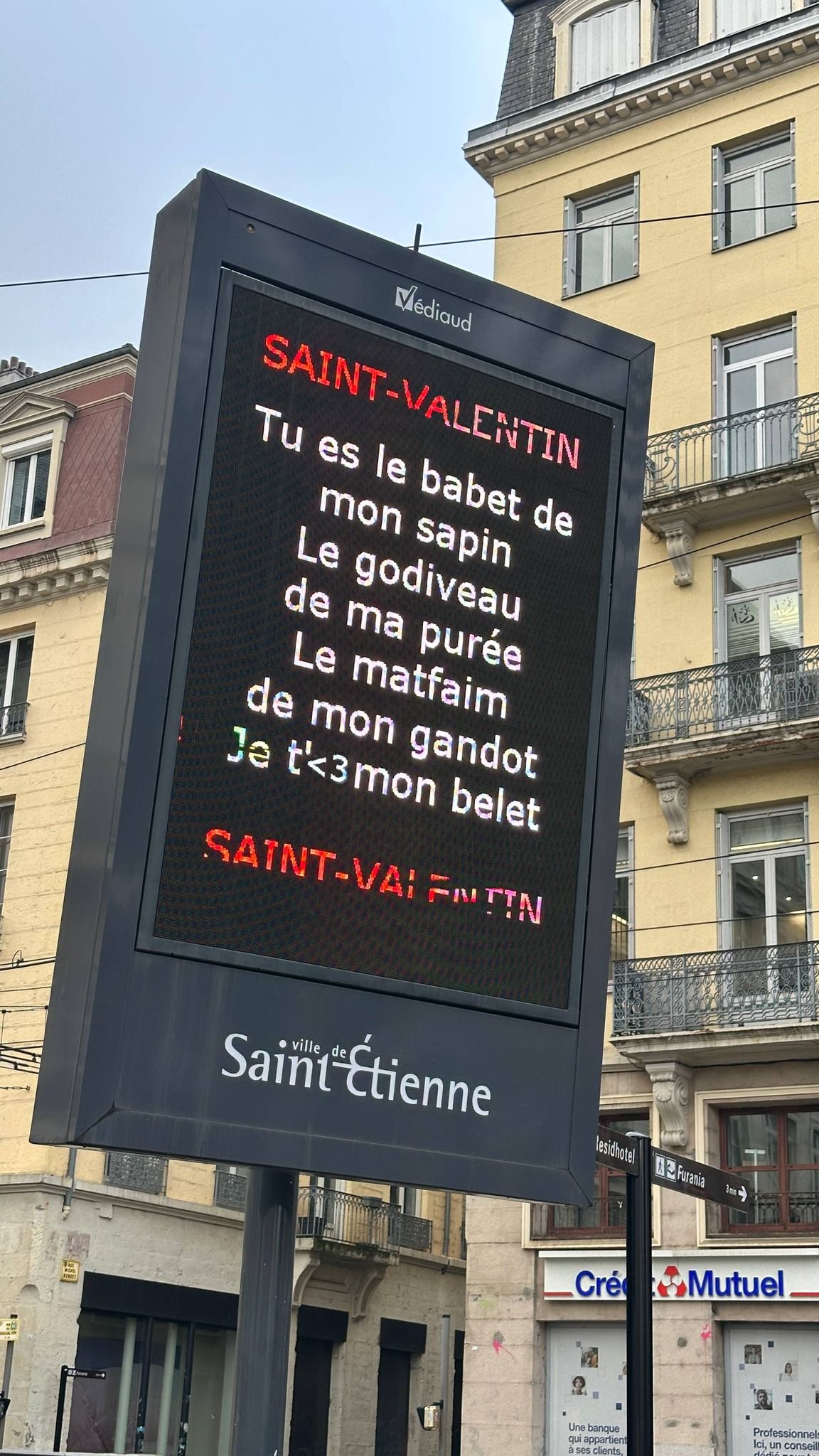 Saint-Etienne : Déclarez votre amour avec un message public pour la ...