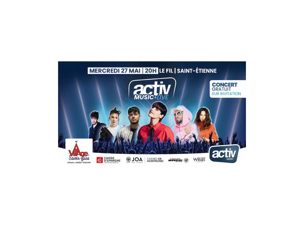 ACTIV MUSIC LIVE au Fil de St-Etienne I ACTIV AGENDA