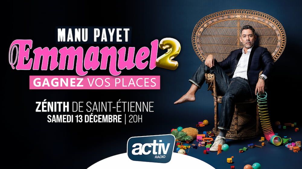 Gagnez vos places pour le nouveau spectacle de Manu Payet