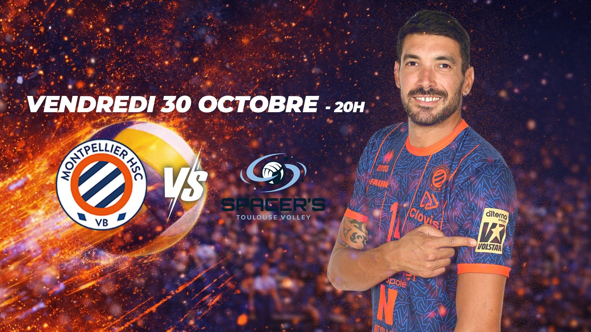 Gagnez vos places pour MHSC VB - Toulouse