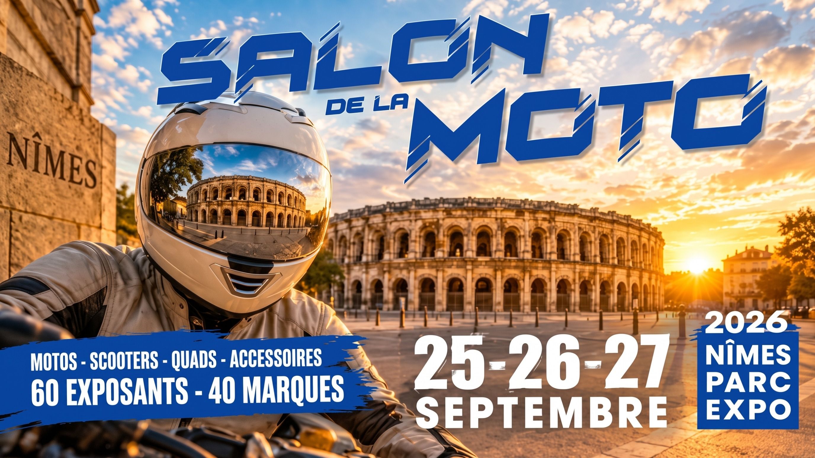 Salon de la moto au parc des expositions de Nîmes - Jeux RTS