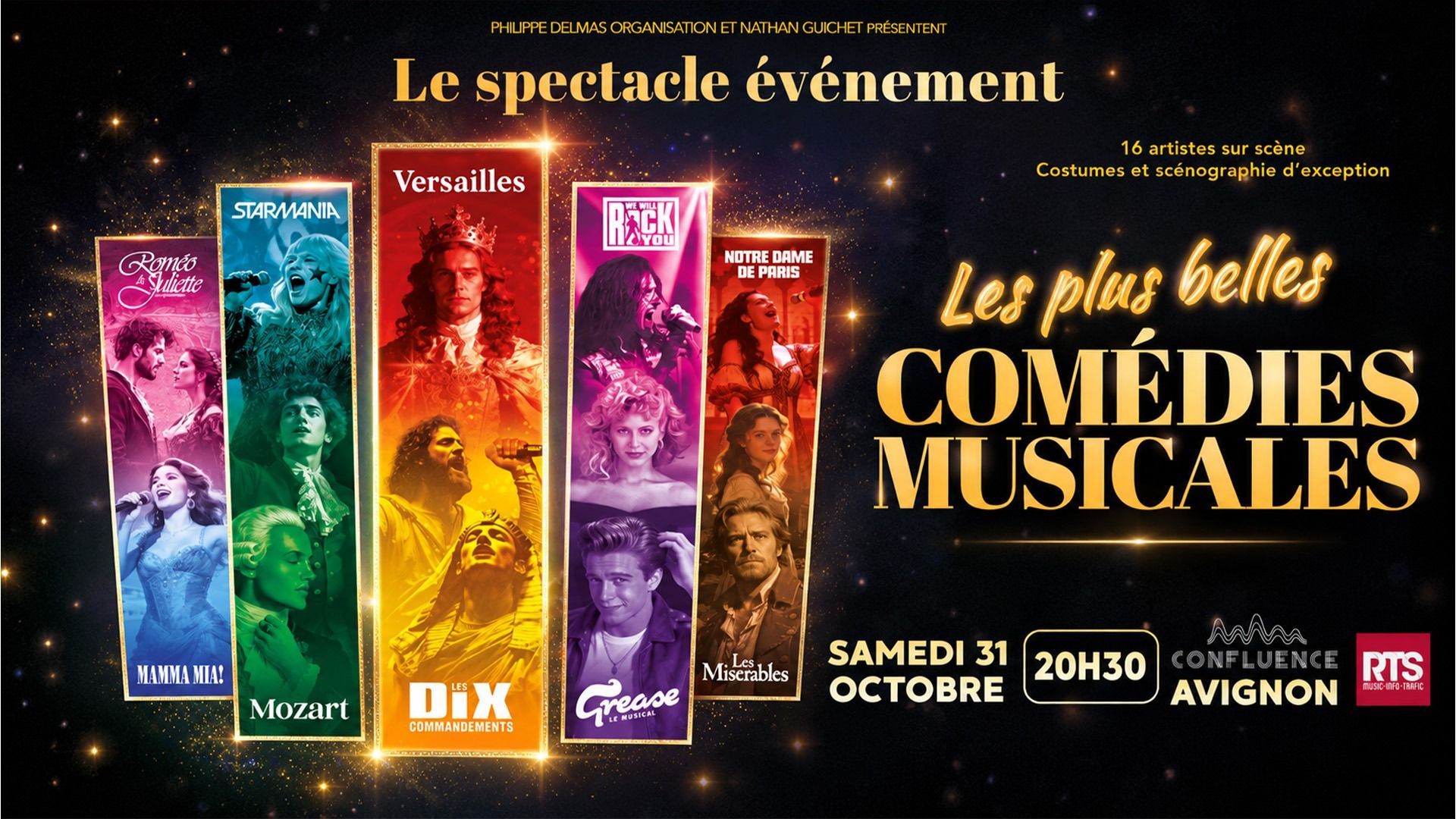 Gagnez 2 places pour les plus belles comédies musicales