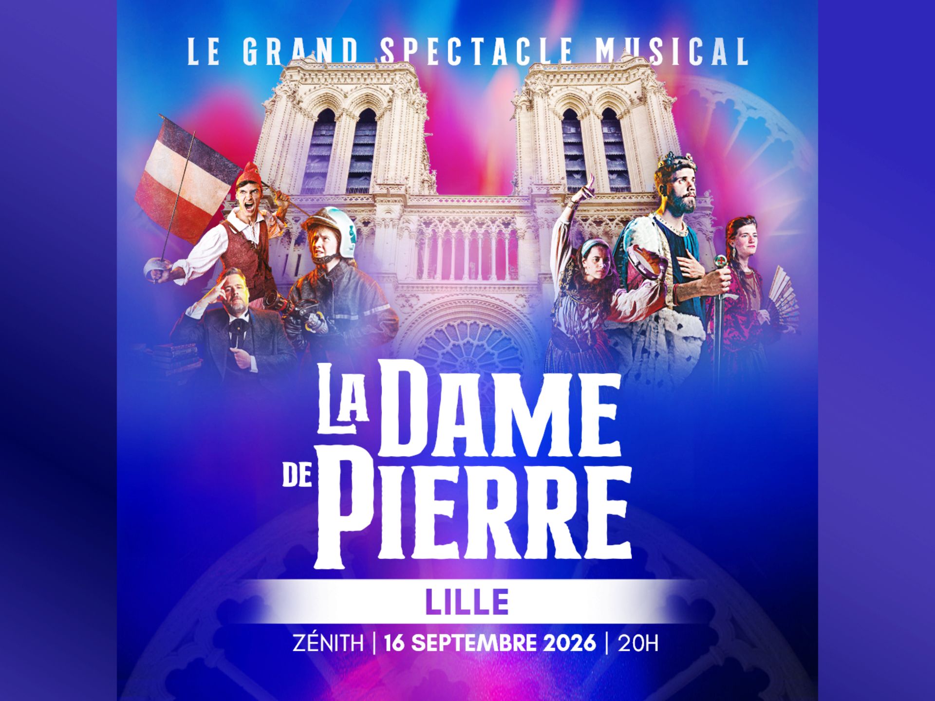 Vos places pour La Dame de Pierre au Zénith