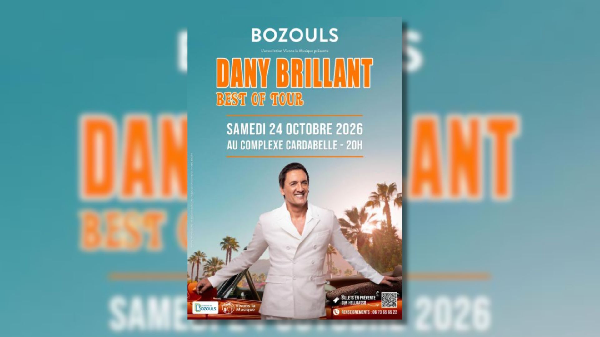 TOTEM - Gagnez vos places pour le spectacle de Dany Brillant à Bozouls