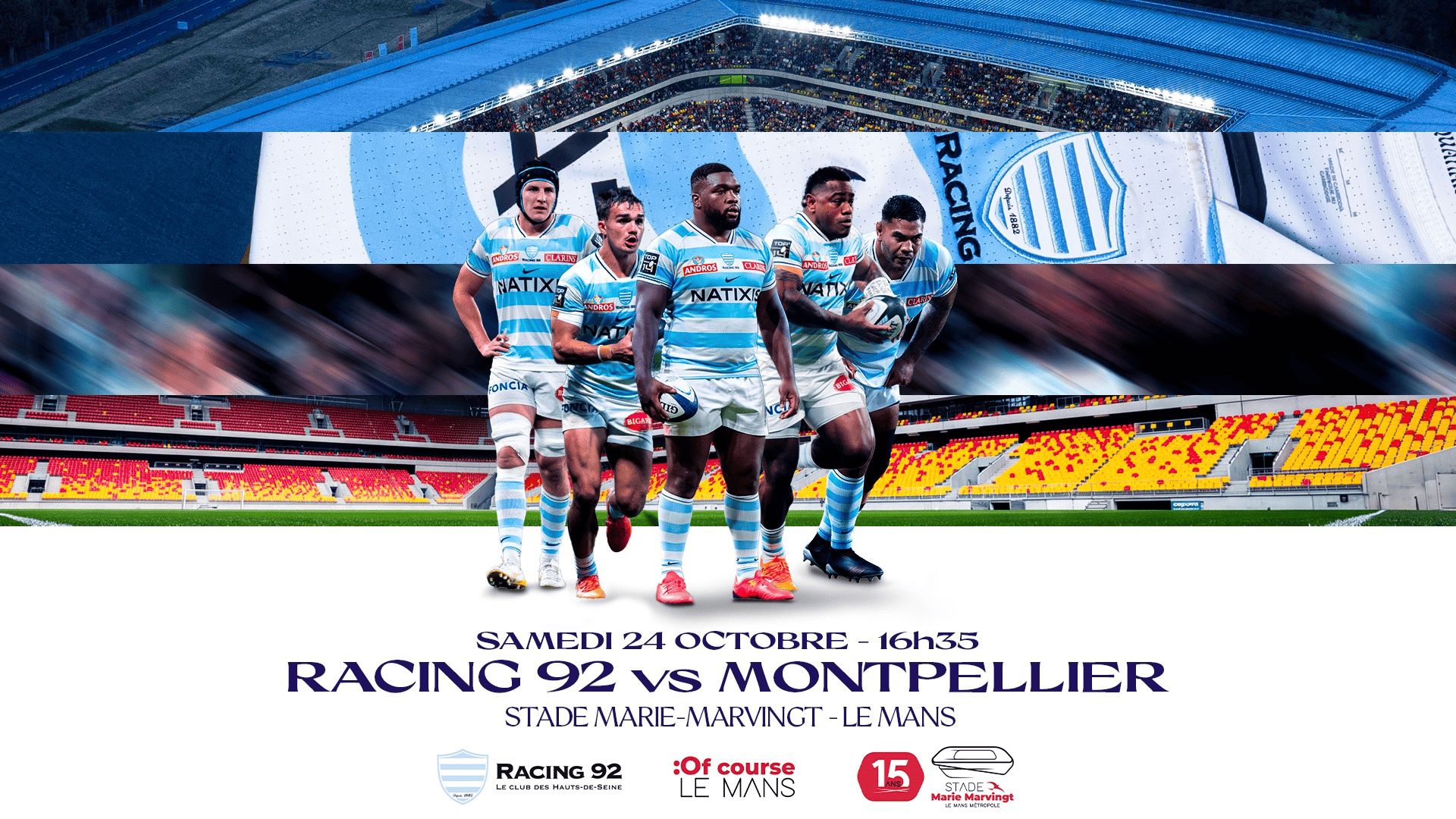 SWEET FM - Gagnez vos places pour le match du Racing 92 - Montpellier Hérault Rugby au…