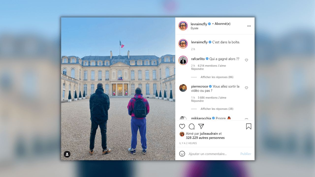 McFly et Carlito ont tourné leur vidéo avec Emmanuel Macron